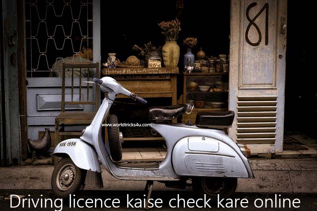 Driving-licence-kaise-check-kare-online