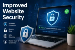 Best Custom Website Benefits for Business Growth | worldtricks4u Improved Website Security
