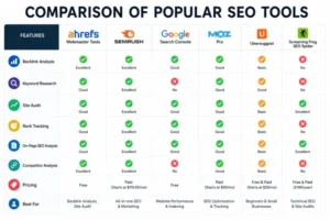 Best SEO Tools for Beginners in 2026 | Easy & Powerful SEO Tools Guide Comparison of Popular SEO Tools
